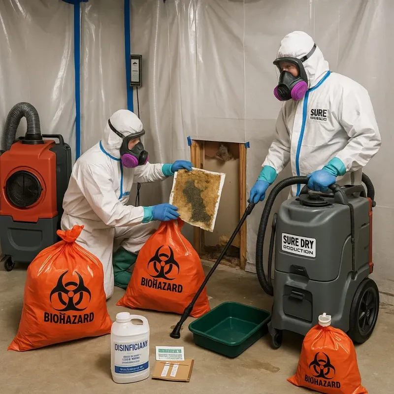 Contaminated Water Handling Protocols process in Plainview, TX